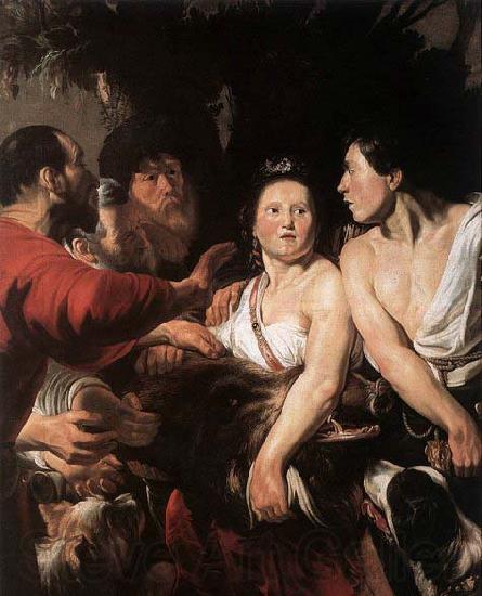 JORDAENS, Jacob Meleager and Atalanta France oil painting art